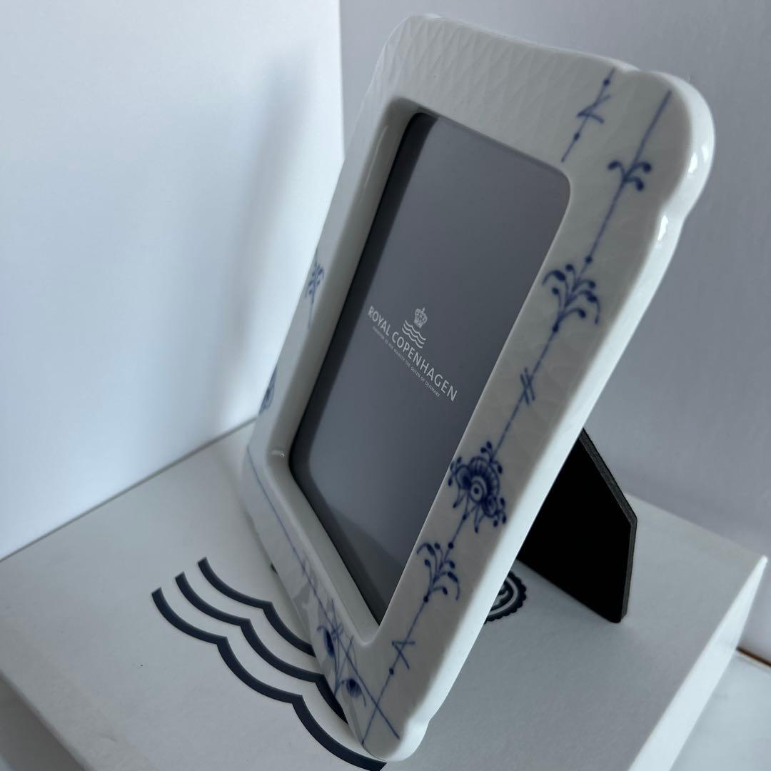 ロイヤルコペンハーゲン•ブルーパルメッテ•フォトフレーム•写真立て