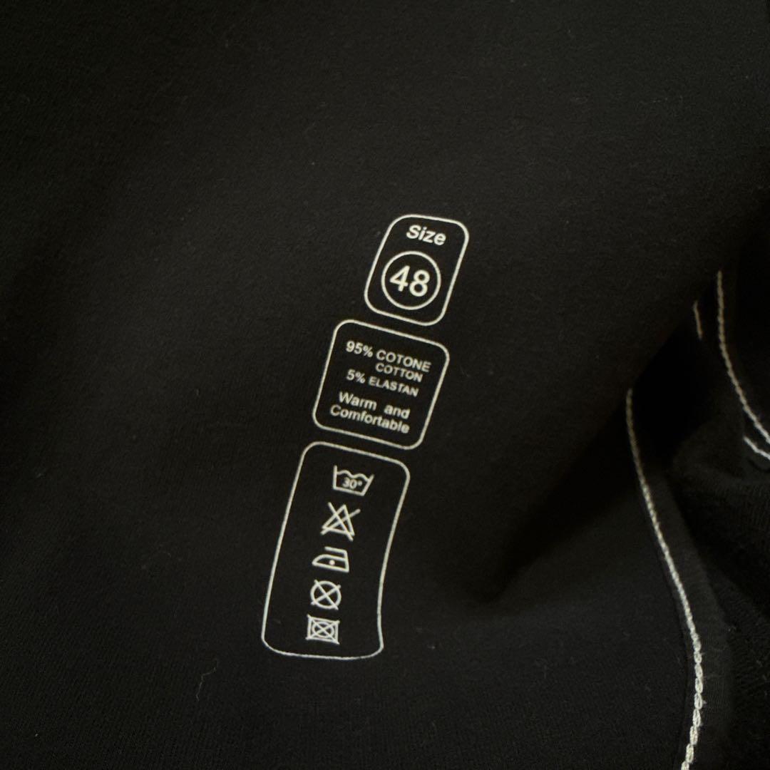 CIRCOLO チルコロ コットンジャージー ジャケット ストレッチ 黒