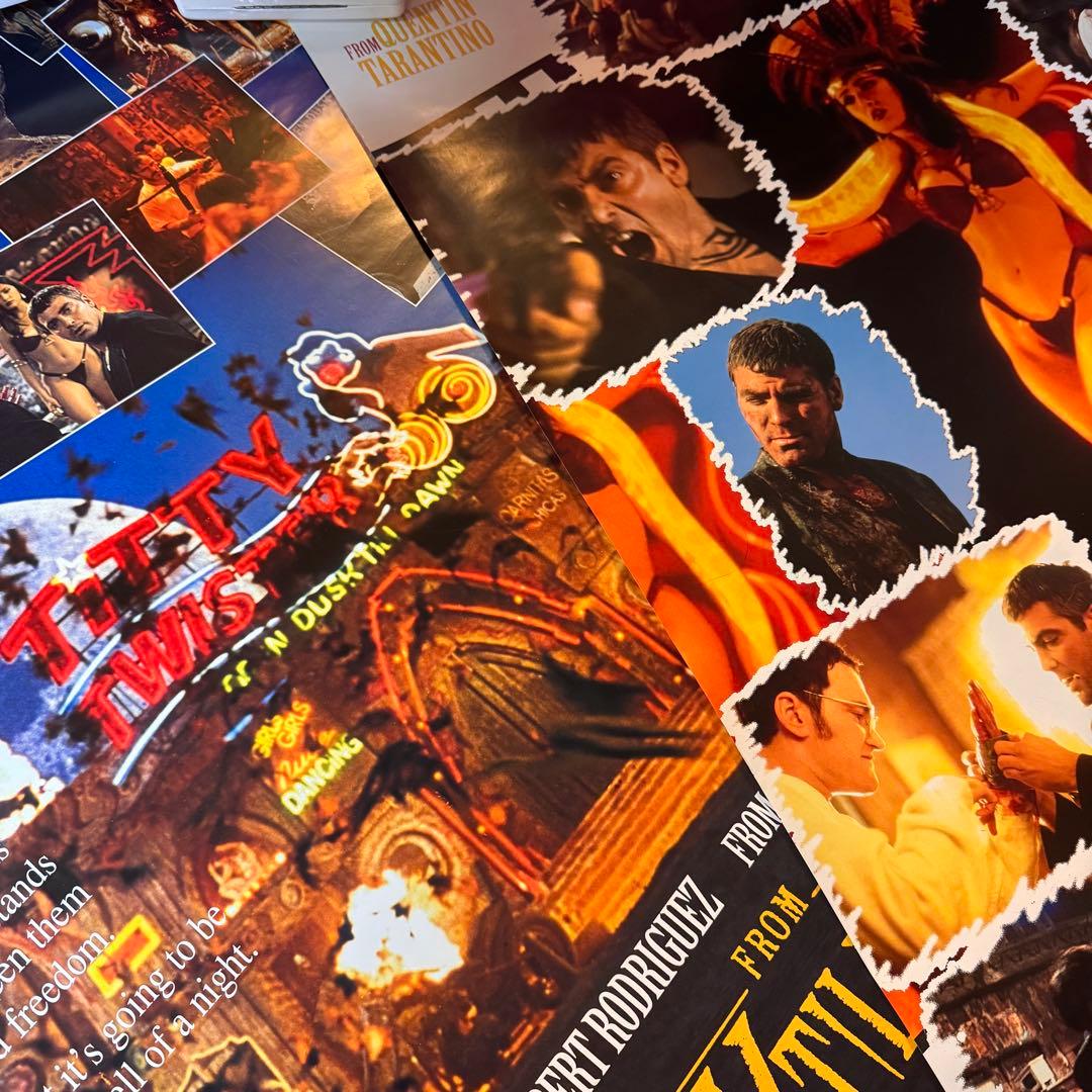 映画 フロム・ダスク・ティル・ドーン ポスター３枚セット 当時物