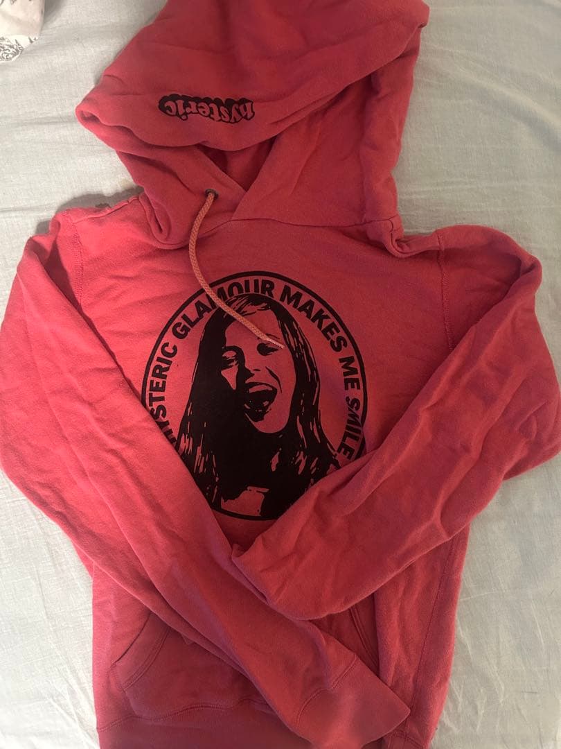 Hysteric Glamour ピンクパーカー FREEサイズ