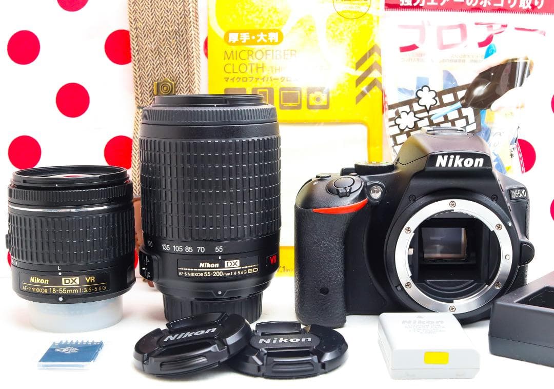 美品 ニコン Nikon D5500❤Wi-Fi転送機能付❤超高画質＆高性能