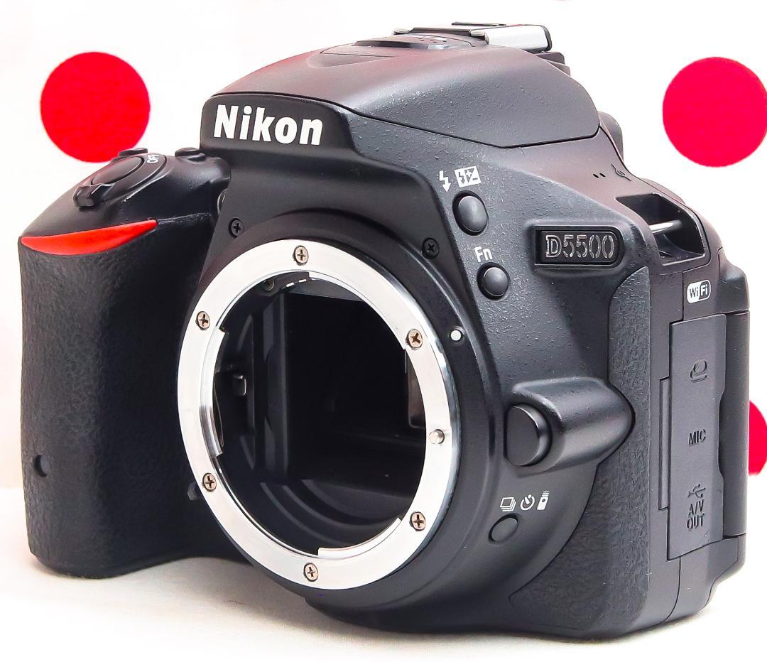 美品 ニコン Nikon D5500❤Wi-Fi転送機能付❤超高画質＆高性能
