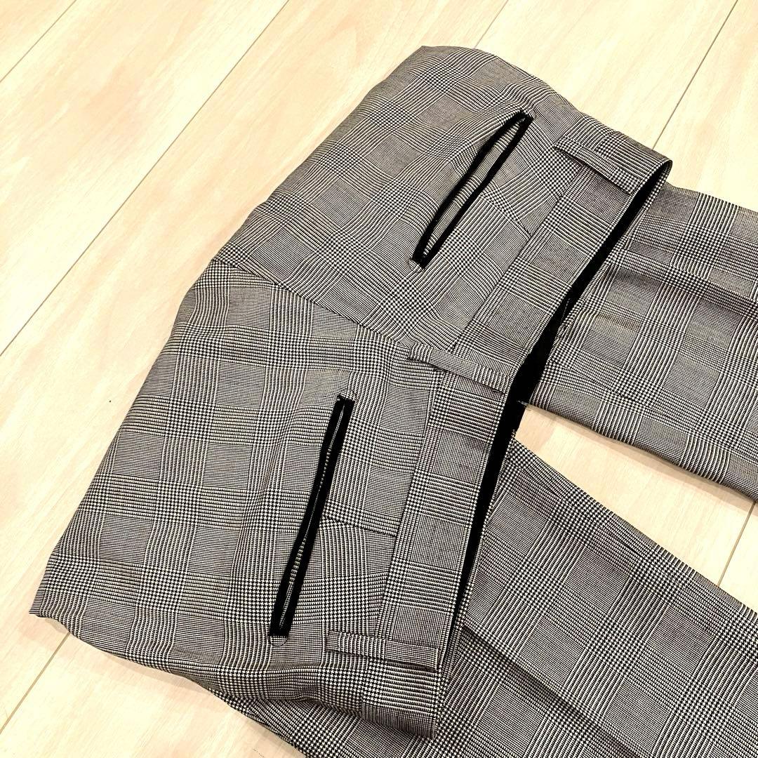 極美品✨ BUFFALO BOBS セットアップ チェーンロゴ チェック 絹 M