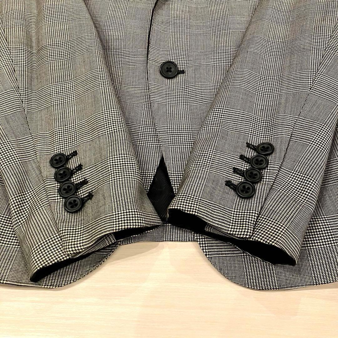 極美品✨ BUFFALO BOBS セットアップ チェーンロゴ チェック 絹 M