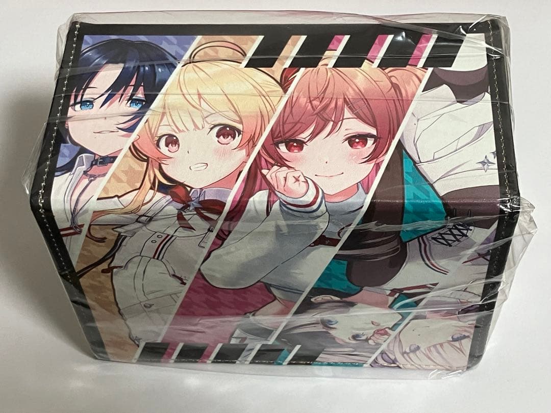 混沌の女神様　ホロライブ　ReGLOSS 合皮製デュアルデッキケース