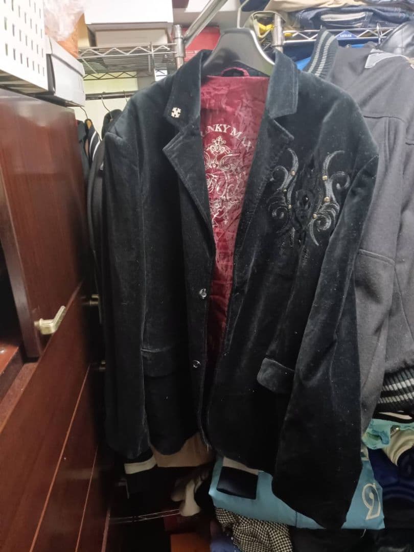 定価18万Affliction×FRANKY MAXベロアテーラードジャケット