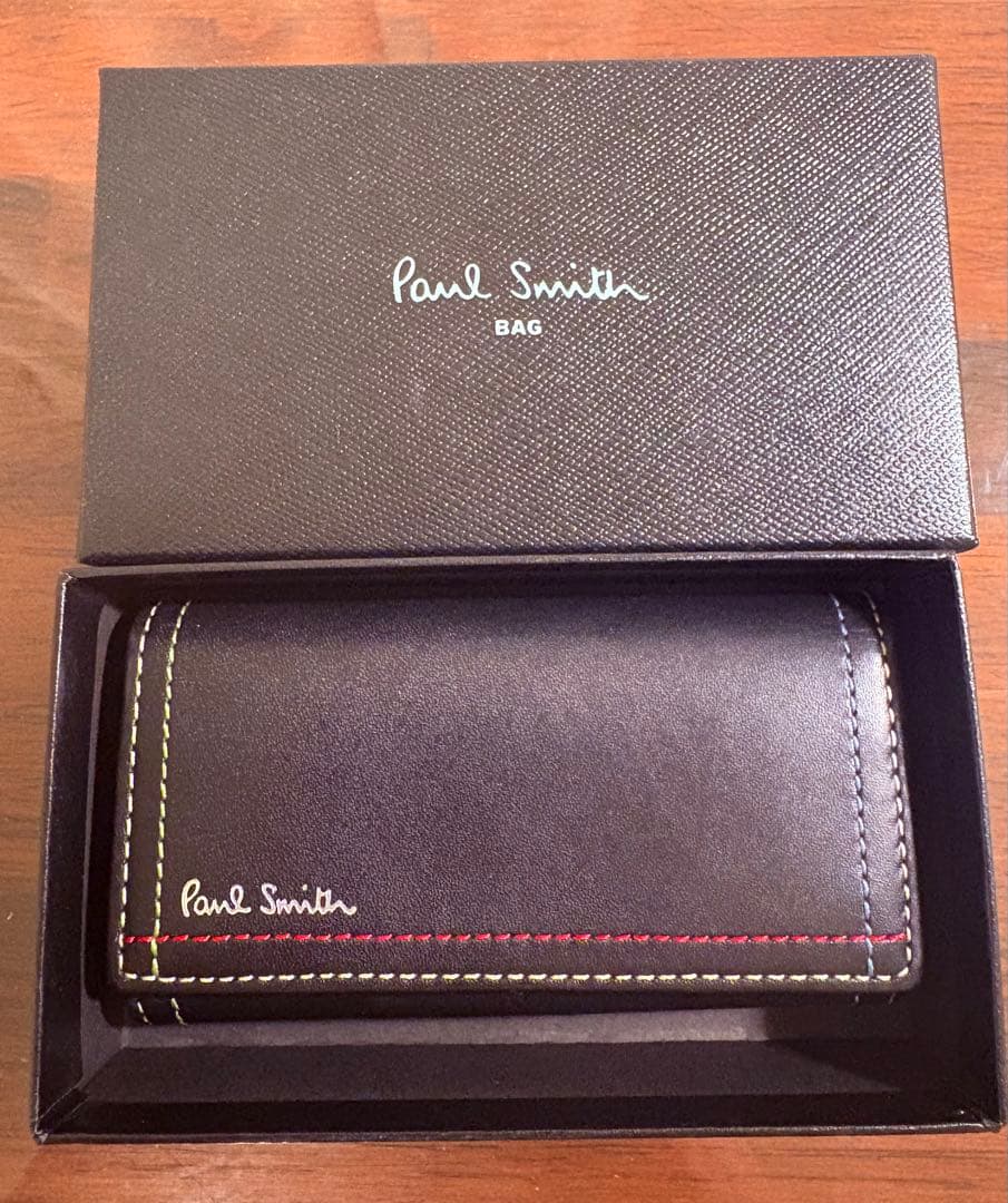 【新品】ポールスミス Paul Smith レザーキーケース 箱付き
