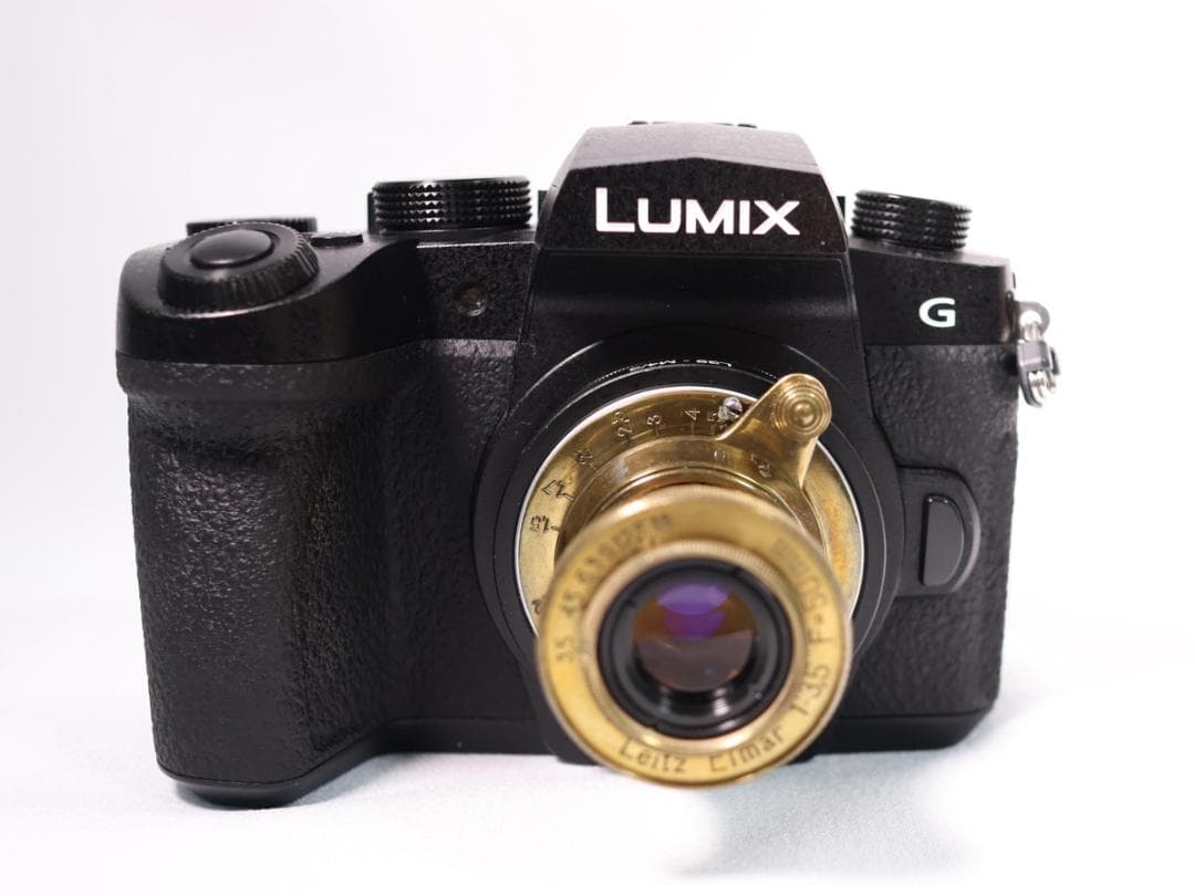 Leica Leitz Elmar 5cm 3.5　マイクロフォーサーズアダプタ