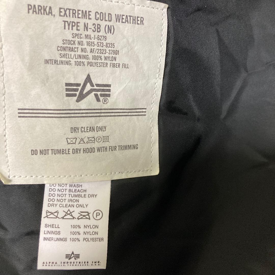 【激レア色/極美品】ALPHA USA製 N3-B グレー XL相当 IDEAL