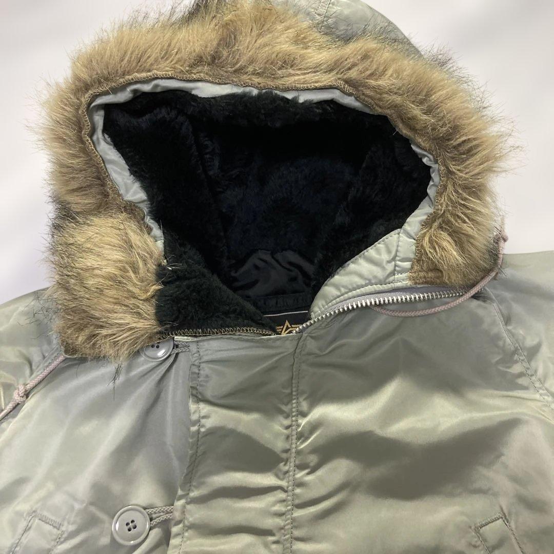 【激レア色/極美品】ALPHA USA製 N3-B グレー XL相当 IDEAL