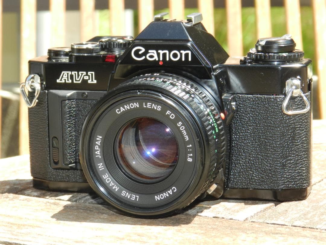 美品　完動品　CANON AV-1 NEW FD 50 1.8