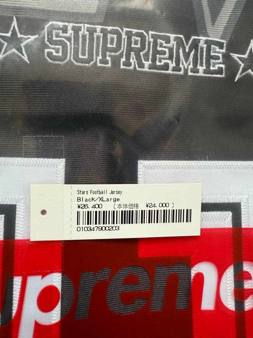シャツ supreme Stars Football Jersey Black XL