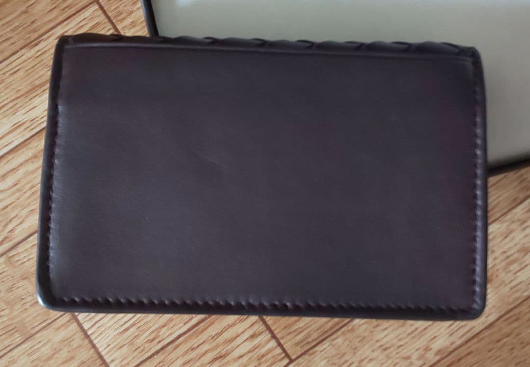 BOTTEGA VENETA ダークブラウン 名刺入れ