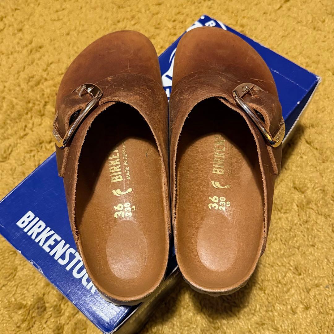 【mamiri】BIRKENSTOCK バーゼル ビッグバックル 36