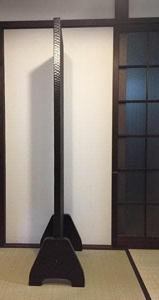 Y【中古】 鎌倉彫 　全身鏡 　鏡　高級姿見 ミラー　スタンドミラー