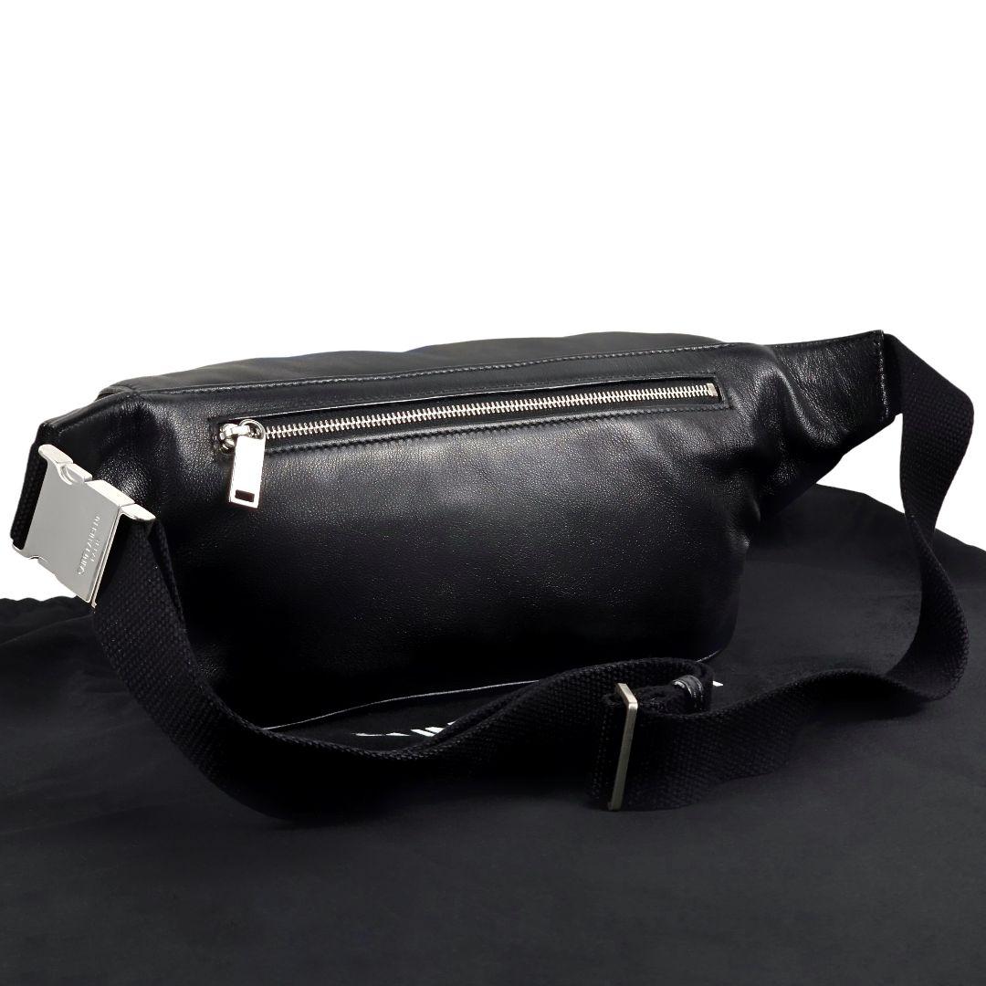 未使用 サンローラン SAINT LAURENT ボディバッグ ウエストポーチ