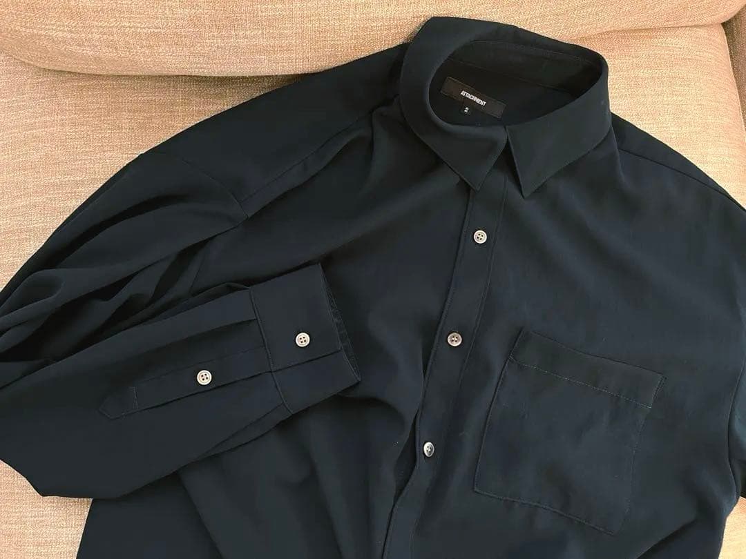 ATTACHMENT セットアップ パンツ シャツ 緑