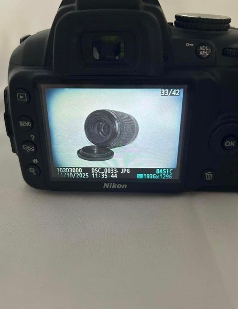 Nikon D3000 初心者向け❤️ ガイドモード搭載❤️ 一眼レフ　レンズキット