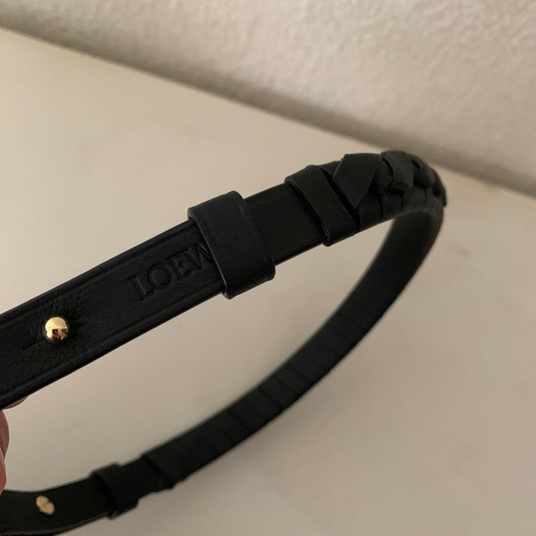 新品未使用　ウーブン スパイラル ストラップ（クラシックカーフ）