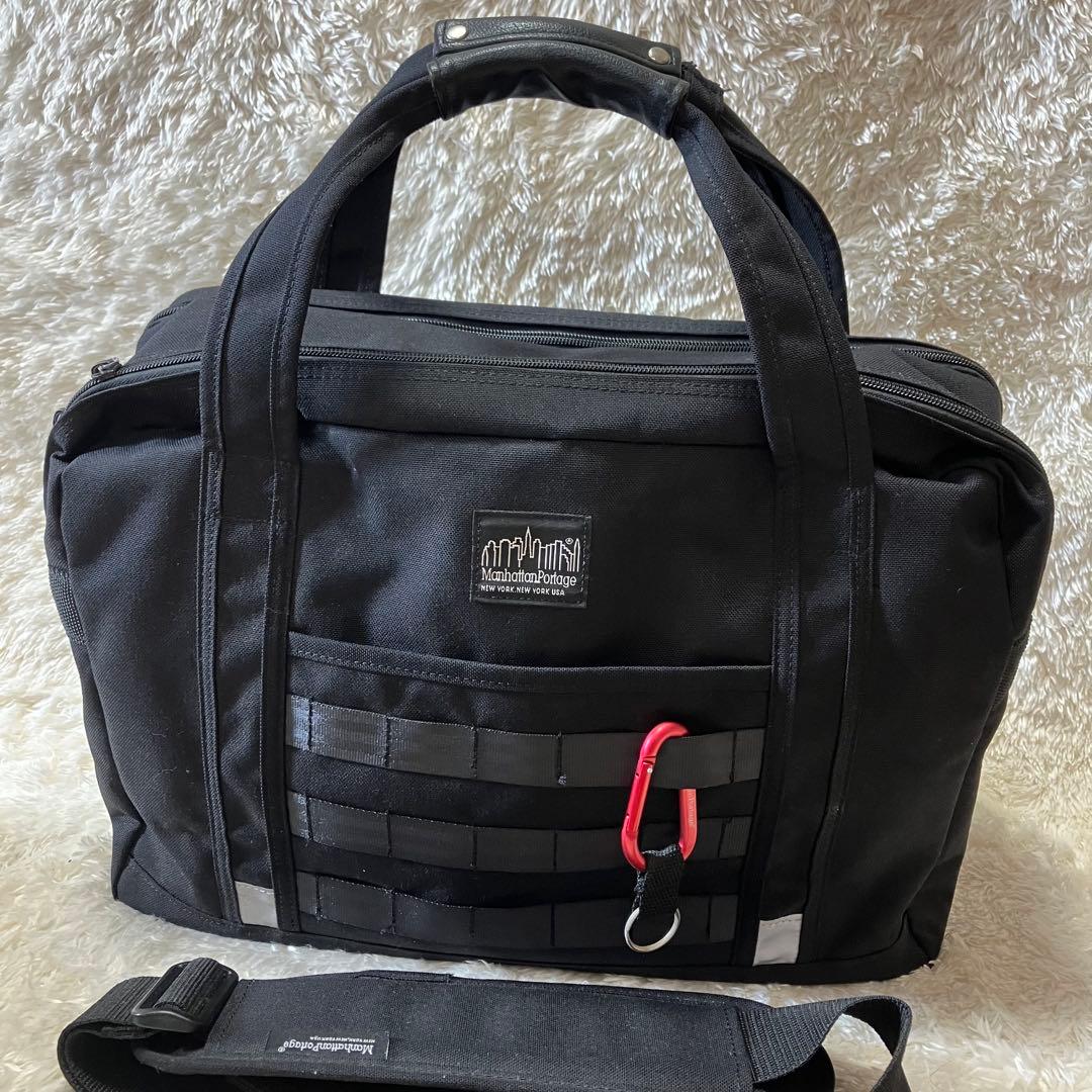 マンハッタンポーテージブラックレーベル　ボストン YORKVILLE BAG
