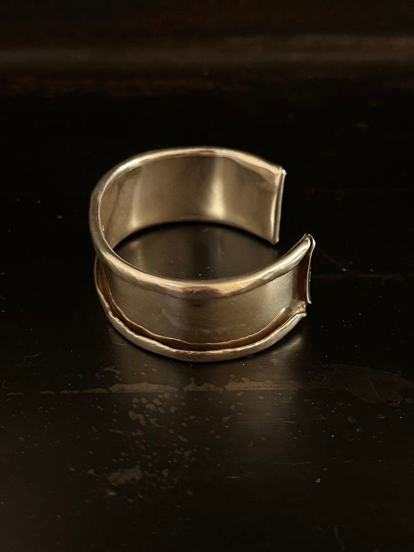 Maria rudman シルバーバングル　幅22㍉