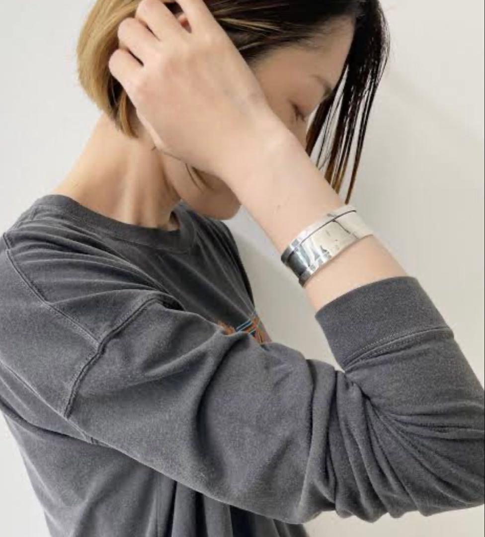 Maria rudman シルバーバングル　幅22㍉