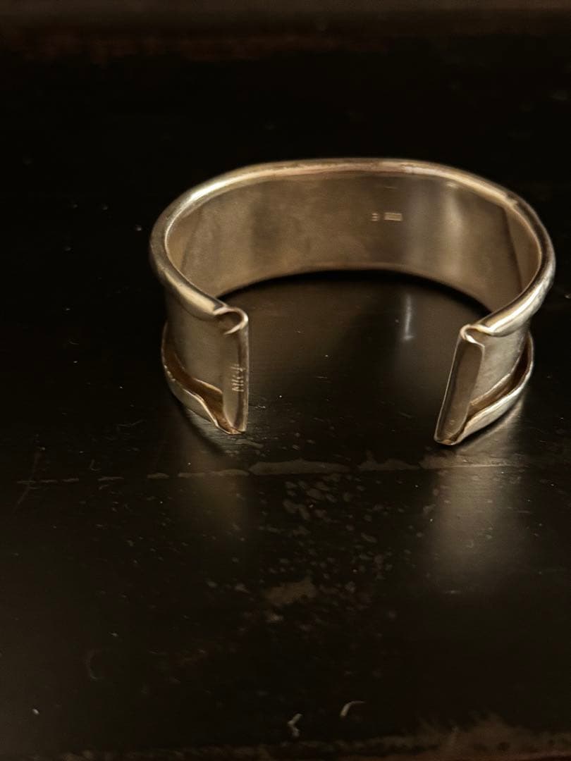 Maria rudman シルバーバングル　幅22㍉