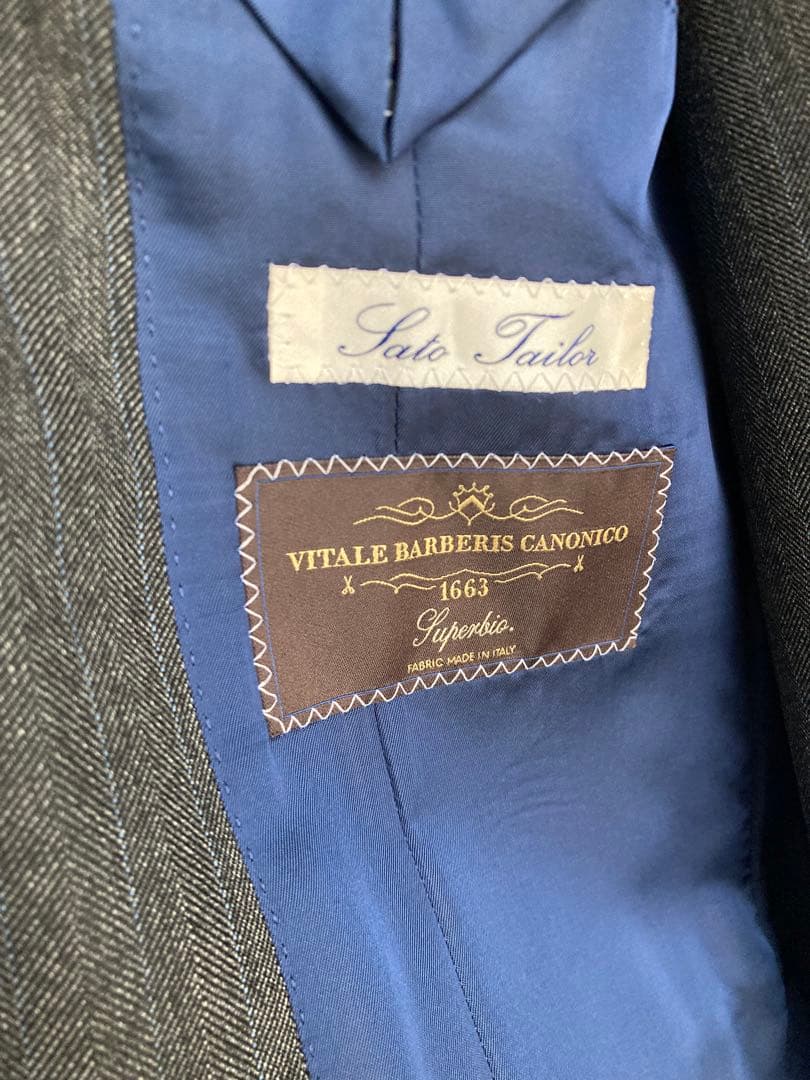 Sato tailor 製 オーダースーツ 44 46