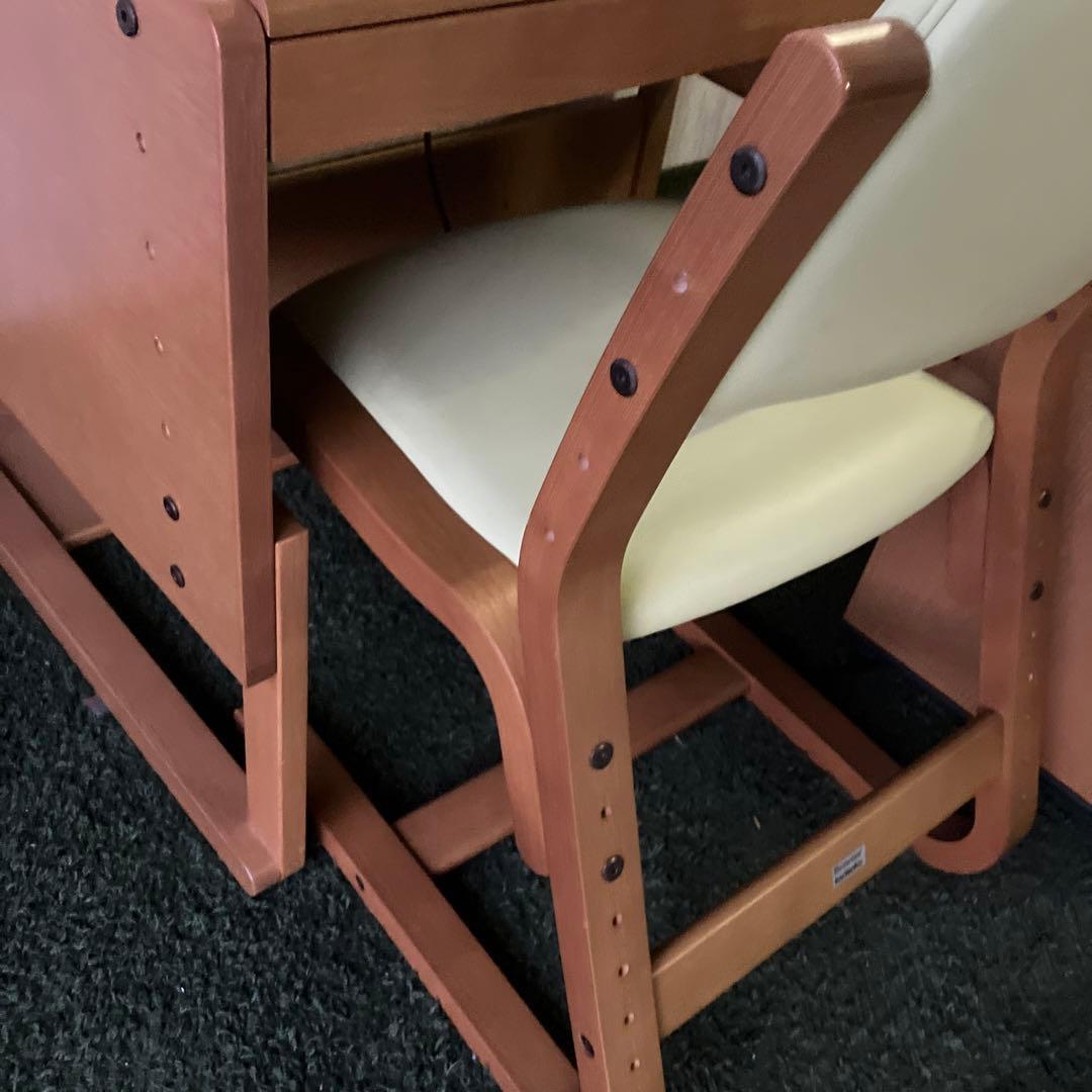 Benesse Karimoku 学びデスク　チェア　シェルフ　セット