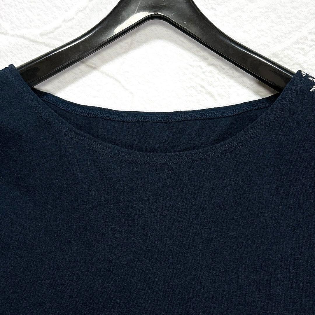 ババグーリ　ヨーガンレール　花刺繍　チュニック　ワンピース　インド製　コットン