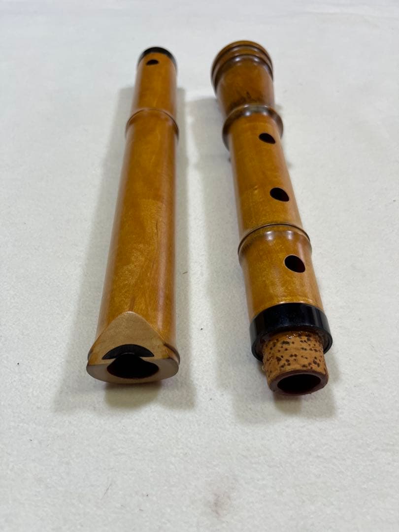 尺八　1尺8寸菅 銘胡蝶　完全調律菅 胡蝶 (楓)