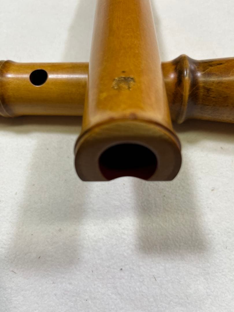 尺八　1尺8寸菅 銘胡蝶　完全調律菅 胡蝶 (楓)