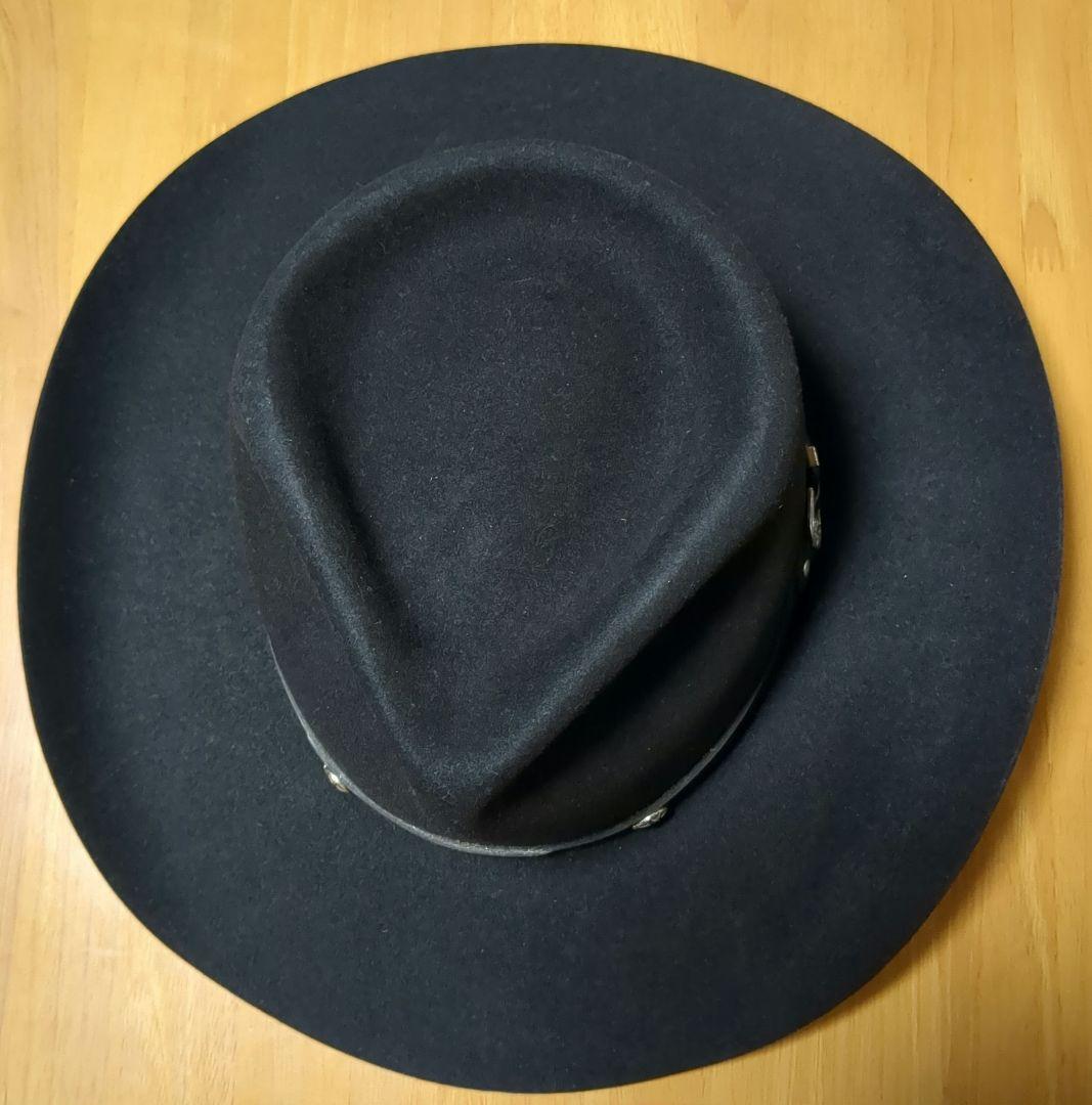 アメリカ製ウエスタンハット 黒、THE ROUNDUP