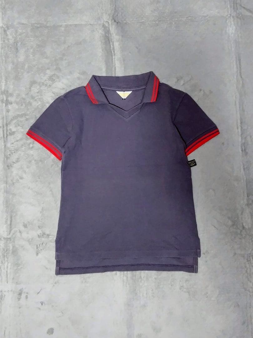 希少 UNDER COVER アンダーカバー ライン デザイン 半袖 ポロシャツ