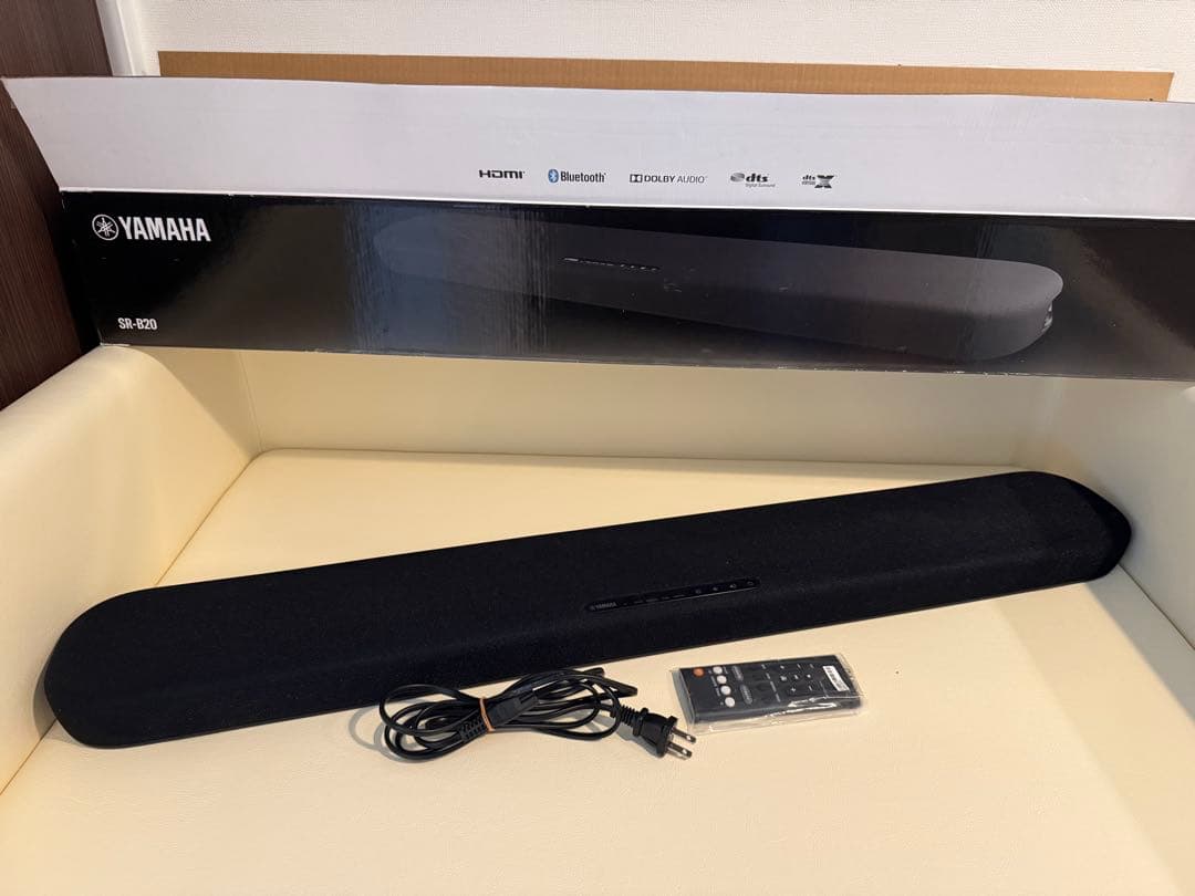 ヤマハ サウンドバー SR-B20A ブラック 美品