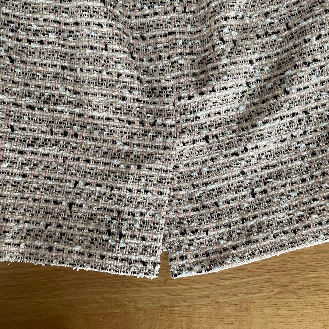 ピンクツイードジャケットスカートセット