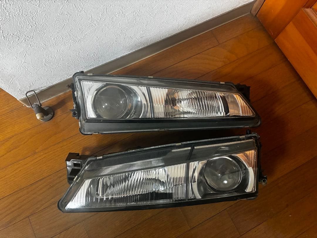シルビア s14 後期 純正ヘッドライト左右セット