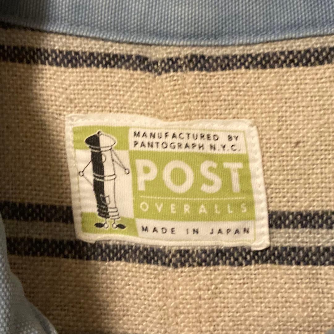 POST OVERALLS カバーオールジャケット ライトブルー