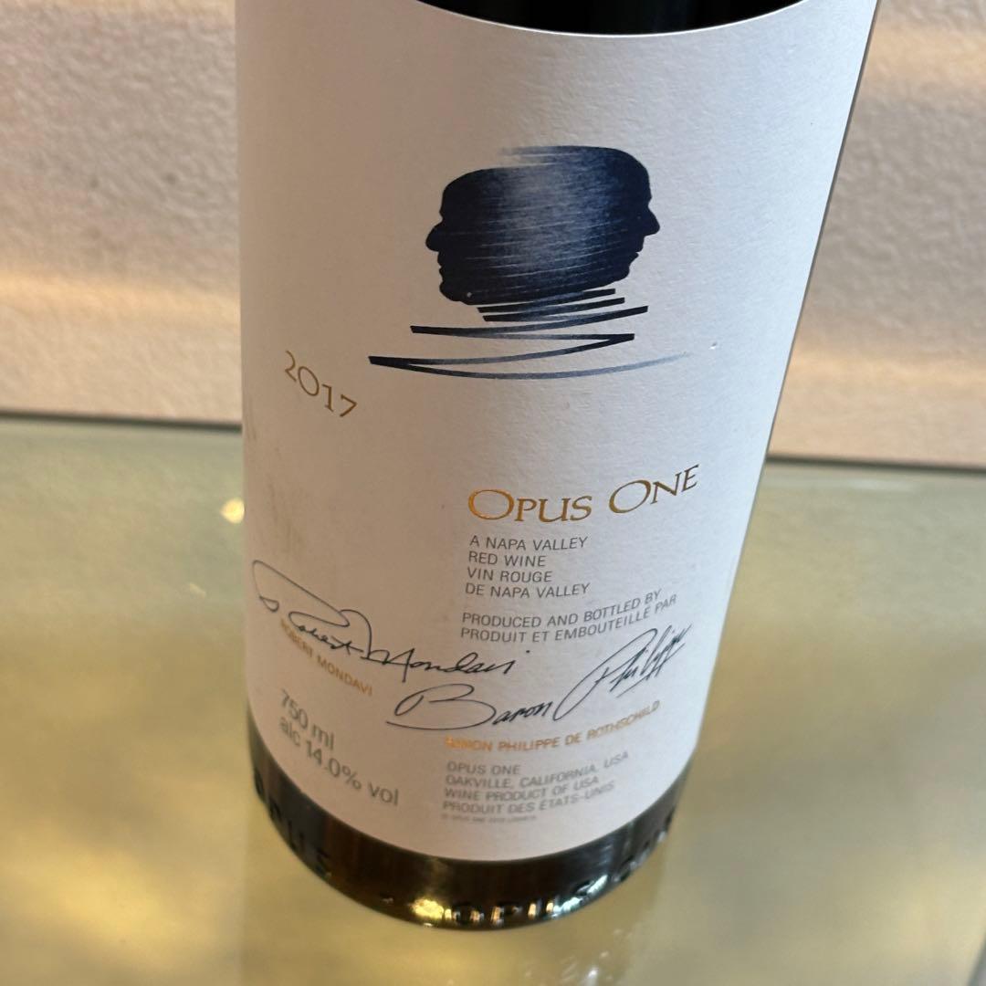NA3104 未開栓! OPUS ONE オーパスワン 2017 ワイン 750