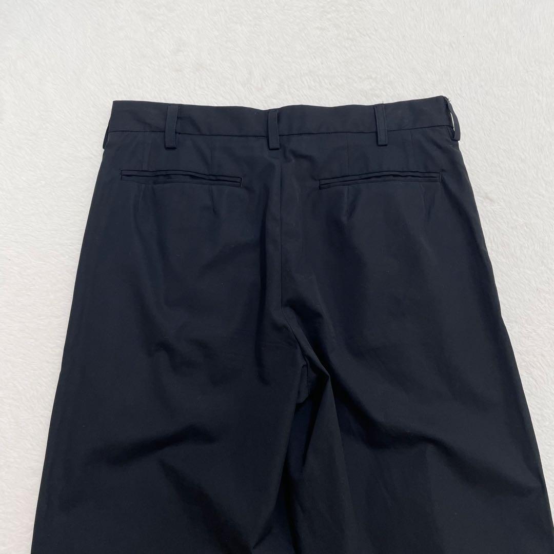 キャバン　コットンポプリンタックパンツ　テーパードパンツ　上質　上品（1483）