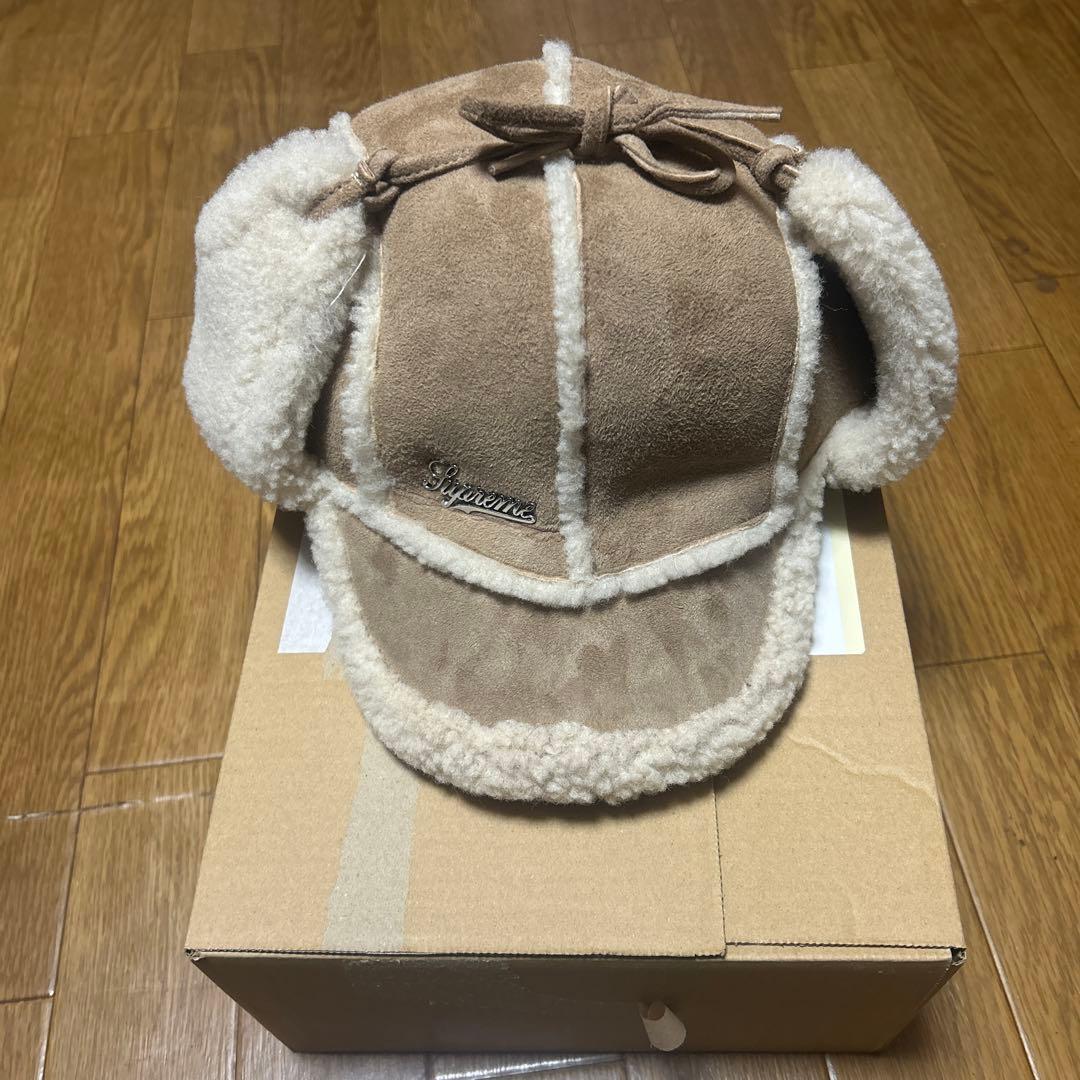 帽子 supreme shearling lined earflap cap M/L