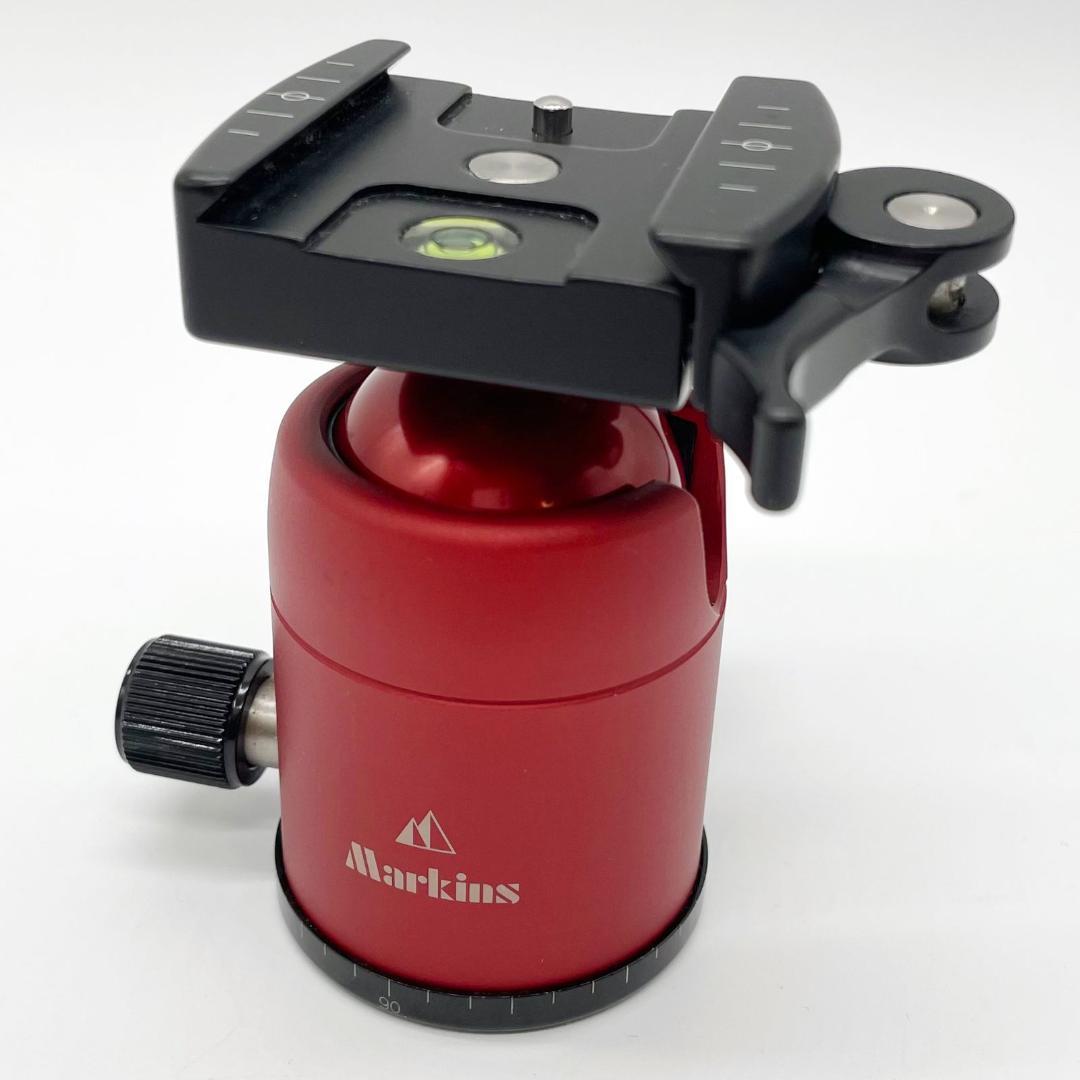 ■マーキンス Q3iTRQ-RD レバーシュー 自由雲台 ワインレッド