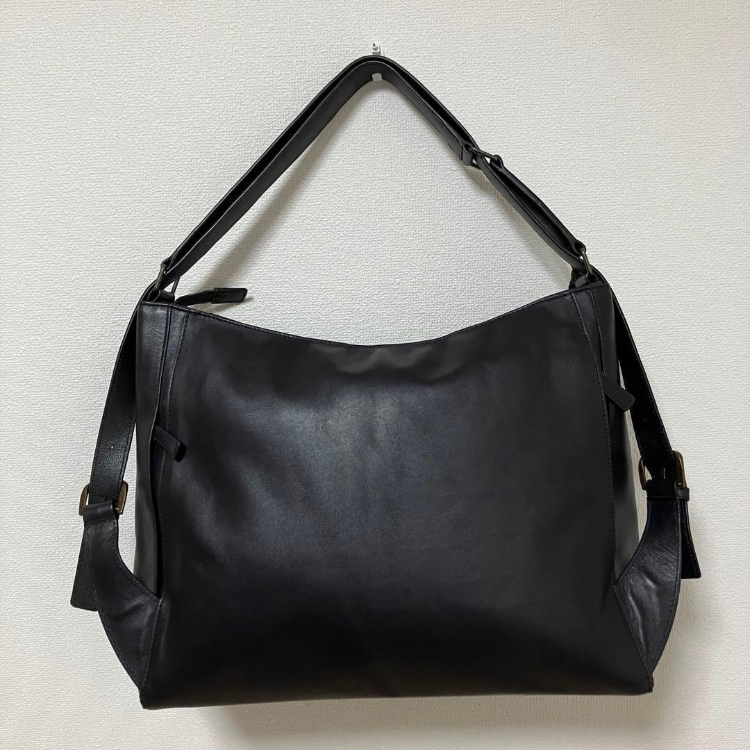 極美品マザーハウス ヨゾラ 2ウェイ バッグ ワーキング ダークグレー PC収納