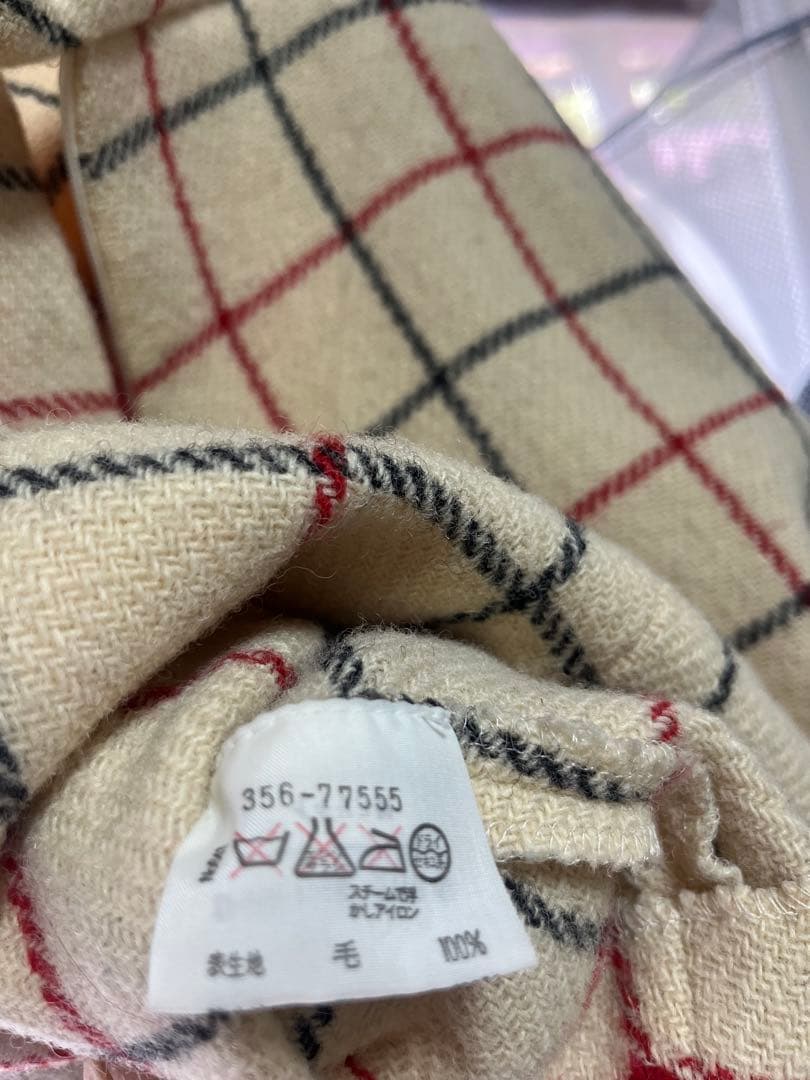 ヴィヴィアンウエストウッド　ハリスツイード チェック柄　台形ミニスカート