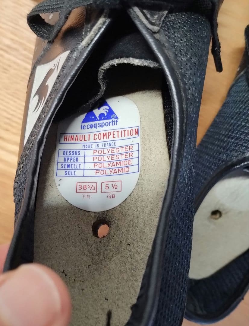 le coq sportif ビンテージ・サイクリングシューズ約24センチ