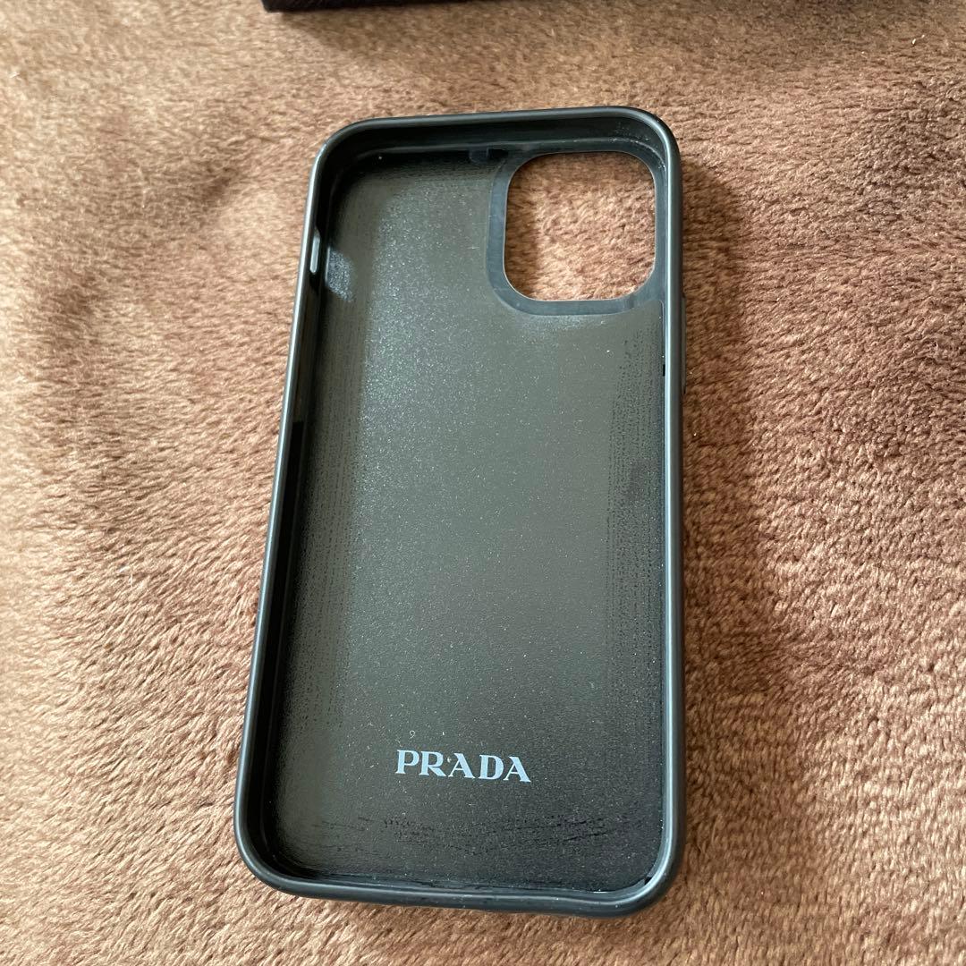 PRADA プラダ　サフィアーノ　iPhone12mini レザーケース