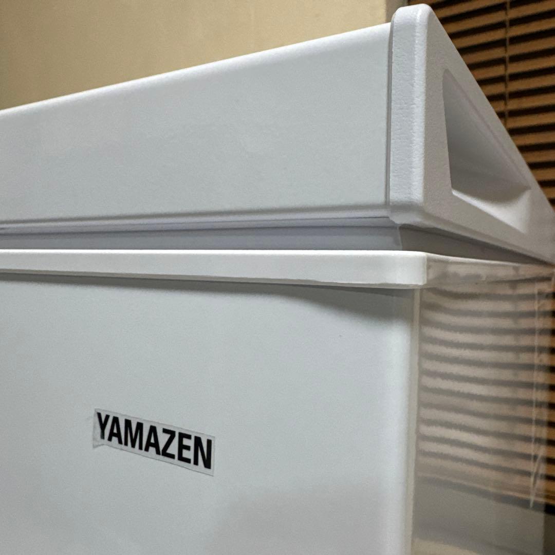 ほぼ未使用 YAMAZEN 冷凍庫 66L 静音 省エネ 温度調節7段階