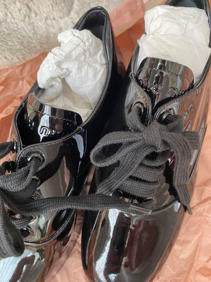 ミュウミュウ エナメル ドレスシューズ 36