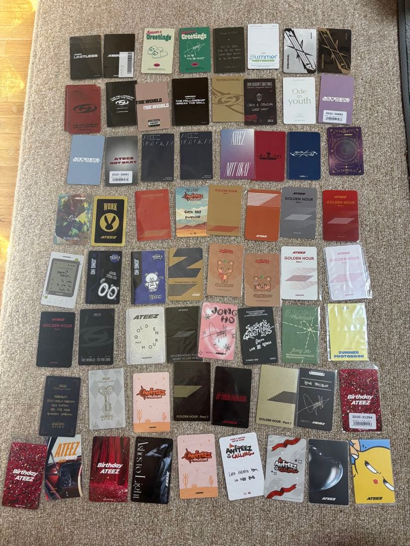 【まとめ売り】ATEEZ ジョンホ トレカ 67枚