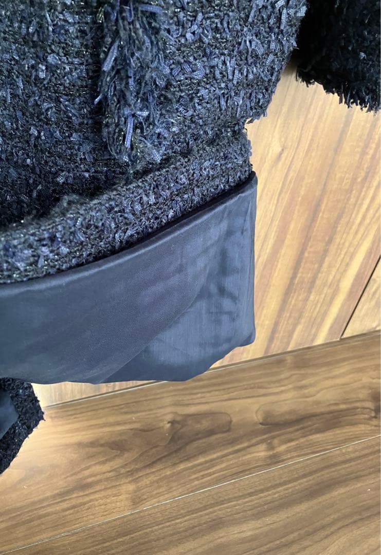 アンテプリマ　ツイード　ジャケット　ワンピース　セット　ネイビー　フォーマル